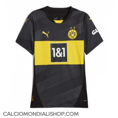 Maglie da calcio Borussia Dortmund Seconda Maglia Femminile 2024-25 Manica Corta